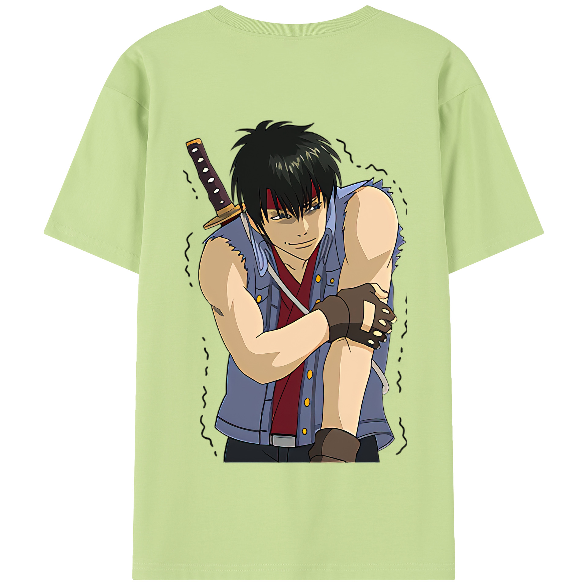 （画像用） ぎんたま 坂田銀時（さかたぎんとき） 神楽 志村新八（しむら しんぱち） GINTAMA Sakata Gintoki Kagura Shimura Shinpachi 綿100％半袖Tシャツ（背面プリント）